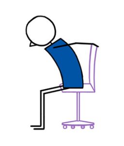 Chair Twist Fold Right
