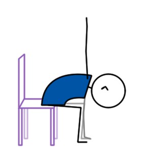 Chair Twist Fold Right