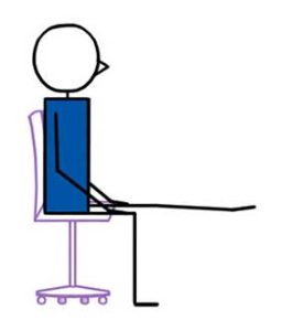 Chair Twist Fold Right