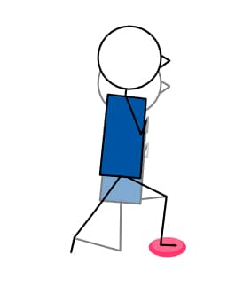 Lunge On Wobble Cushion
