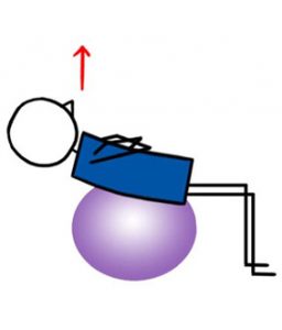 Side Crunch Swiss Ball