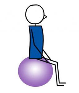 Side Crunch Swiss Ball