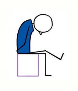 How to teach Chair Slump Test Pose - GeorgeWatts.org