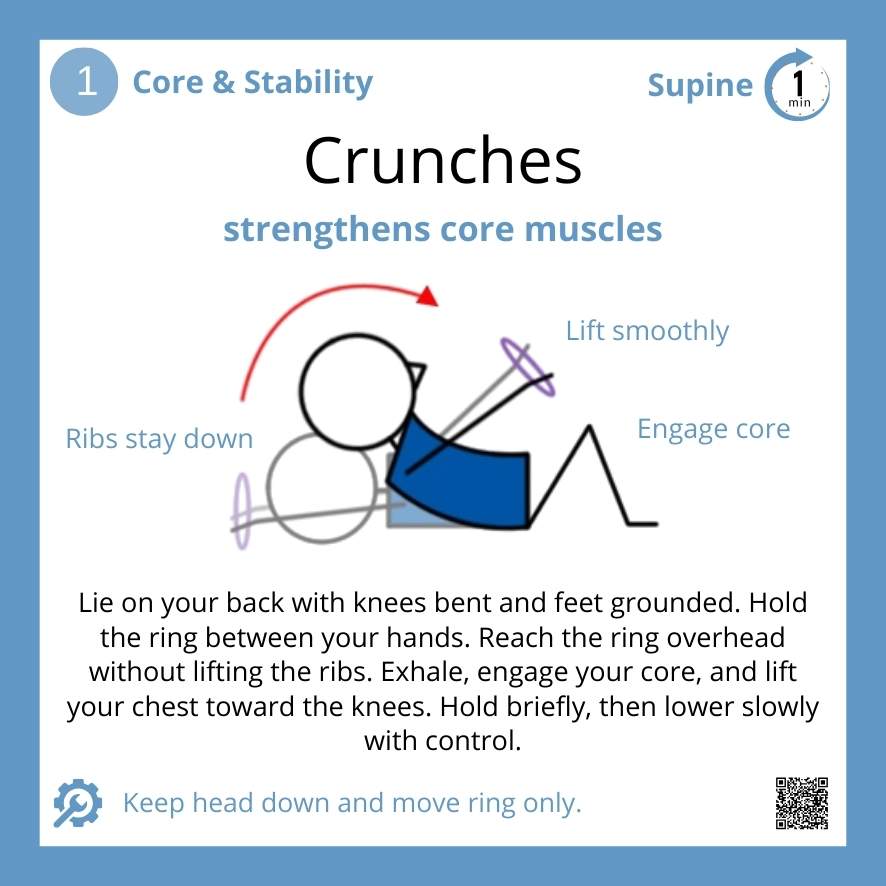 Magic Circle Crunches