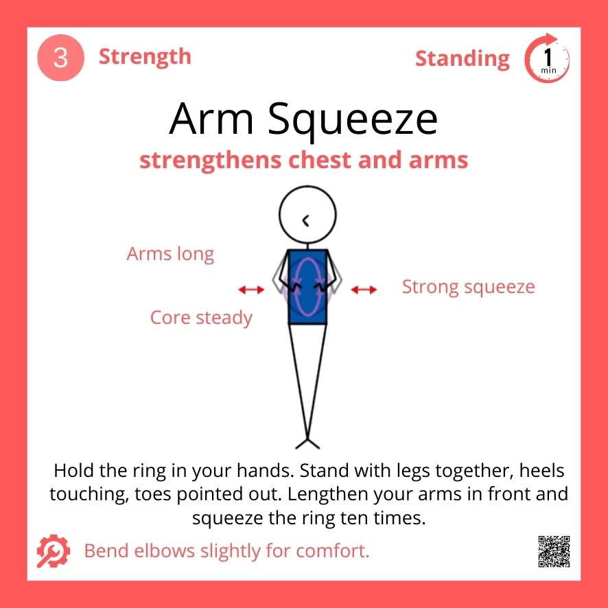 Pilates Magic Circle Arm Squeezes