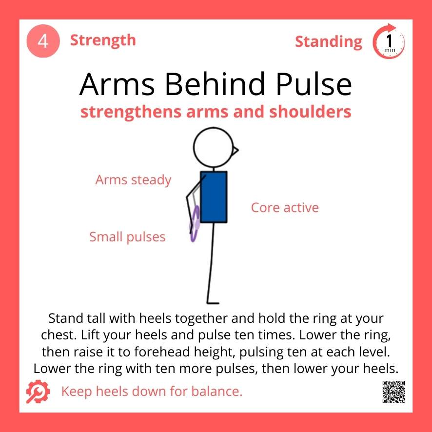 Pilates Magic Circle Arms Behind Pulse