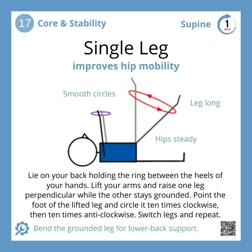 Pilates Magic Circle Single Leg