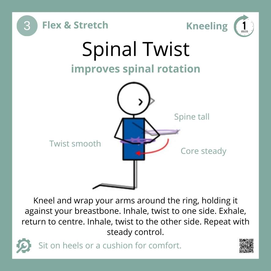 Pilates Magic Circle Spinal Twist