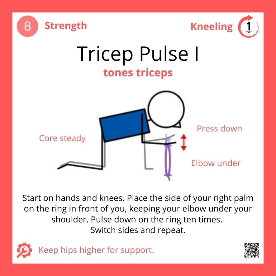 Pilates Magic Circle Tricep Pulse I