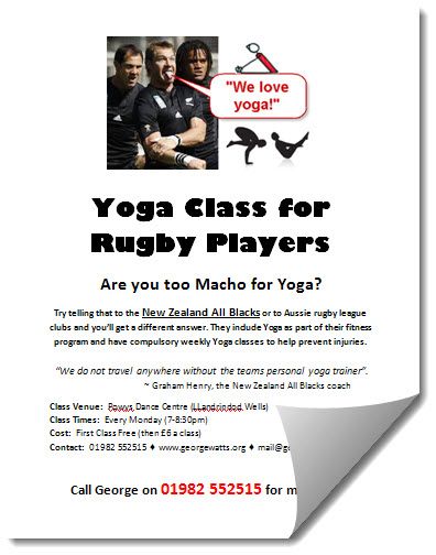 Yoga Class Poster