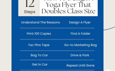 How to Design a Yoga Flyer That Doubles Your Class Size