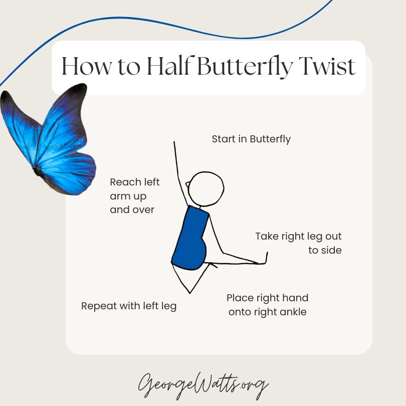 How To Teach Half Butterfly With Twist Modification Pregnancy