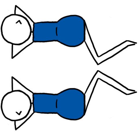 Sleeping Abdominal Stretch