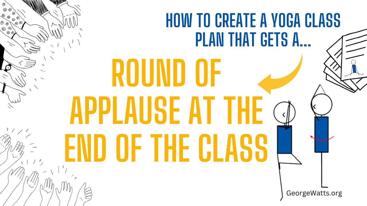 Yoga Class Plan Round Of Applause Infographic