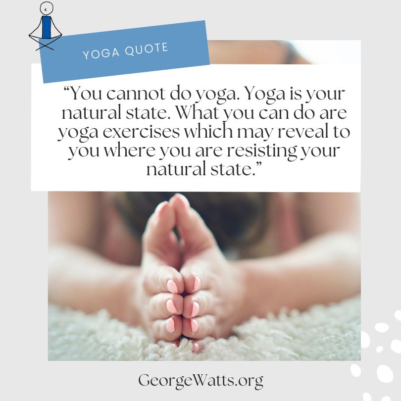 Yoga Quote Natural State