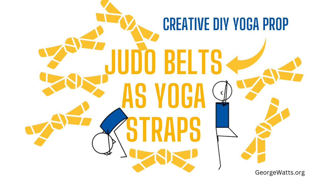 DIY Yoga Block From Judo Belts Infographic