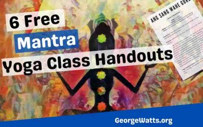 6 Free Downloadable Mantra Handouts: For A Yoga Class