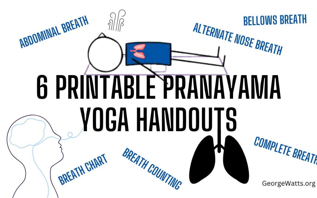 Free Printable Pranayama Yoga Handouts Infographic