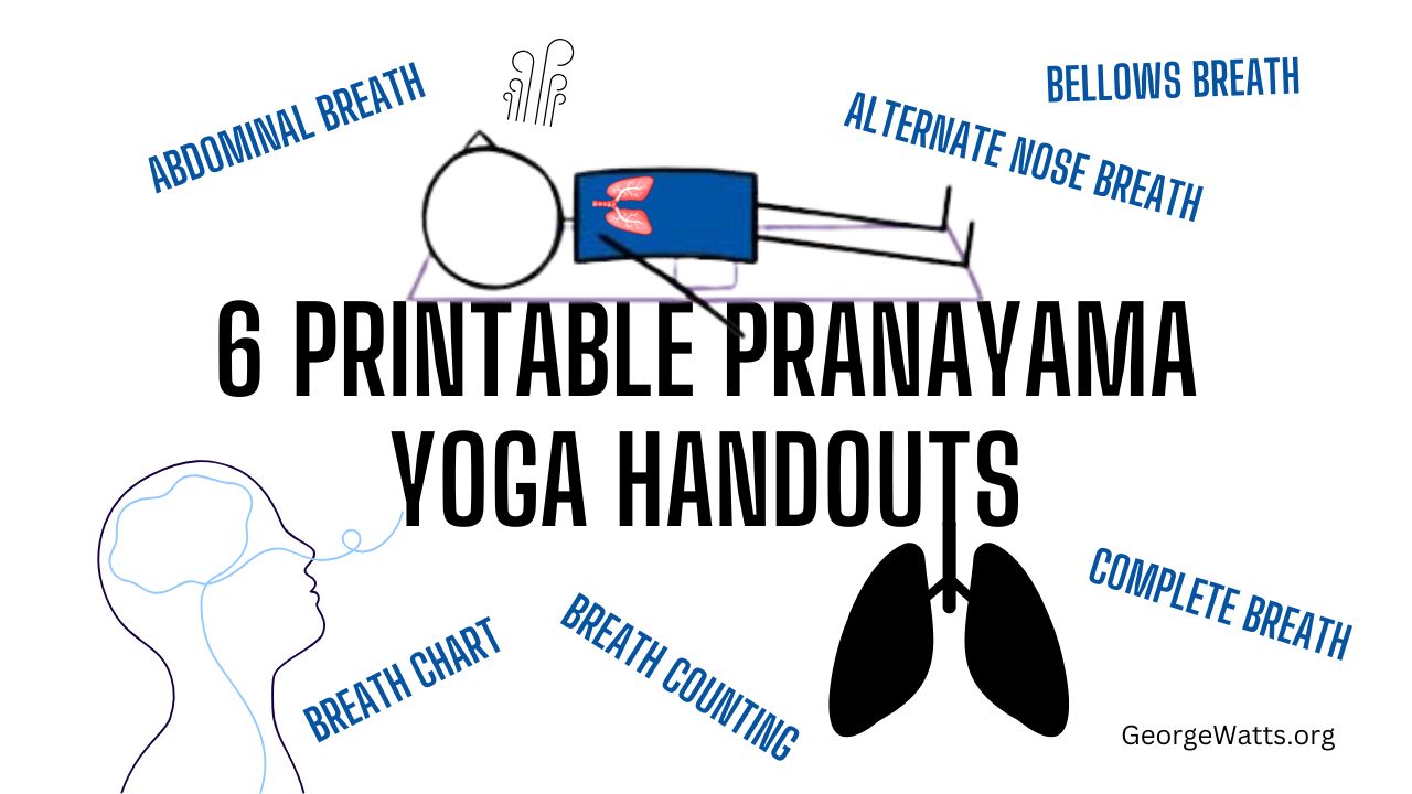 Free Printable Pranayama Yoga Handouts Infographic