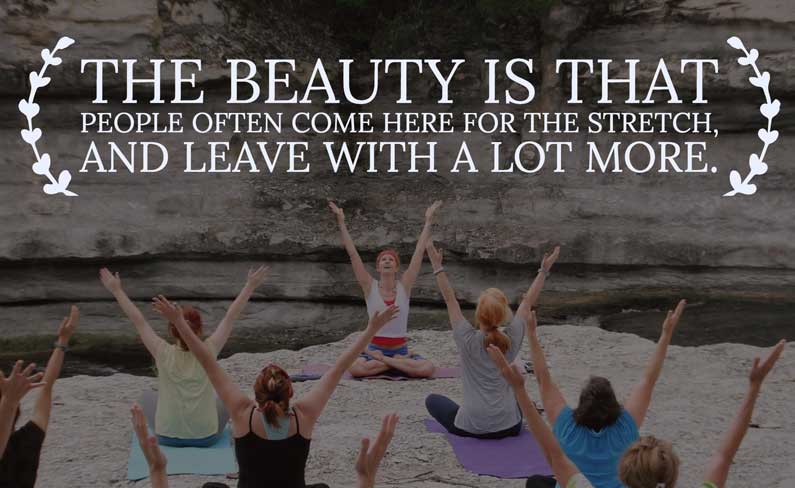 Yoga Quote: Leave With More