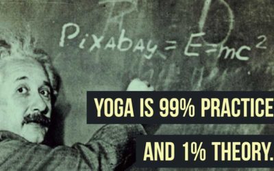 Yoga Quote: Yoga Is One Percent Theory