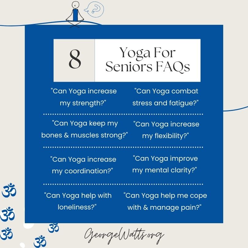 Yoga For Seniors FAQs Infographic