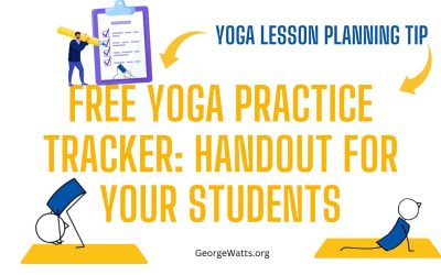 Free Yoga Practice Tracker: Printable Handout for Your Students