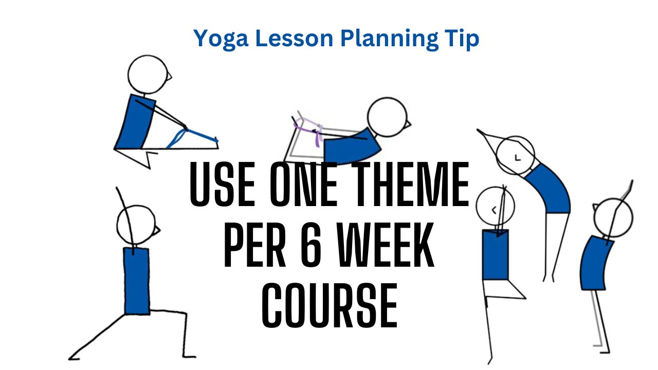 Yoga Lesson Planning Tip Use One Theme Per 6 Week Course