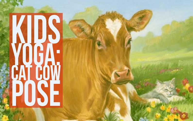 cat cow pose for kids