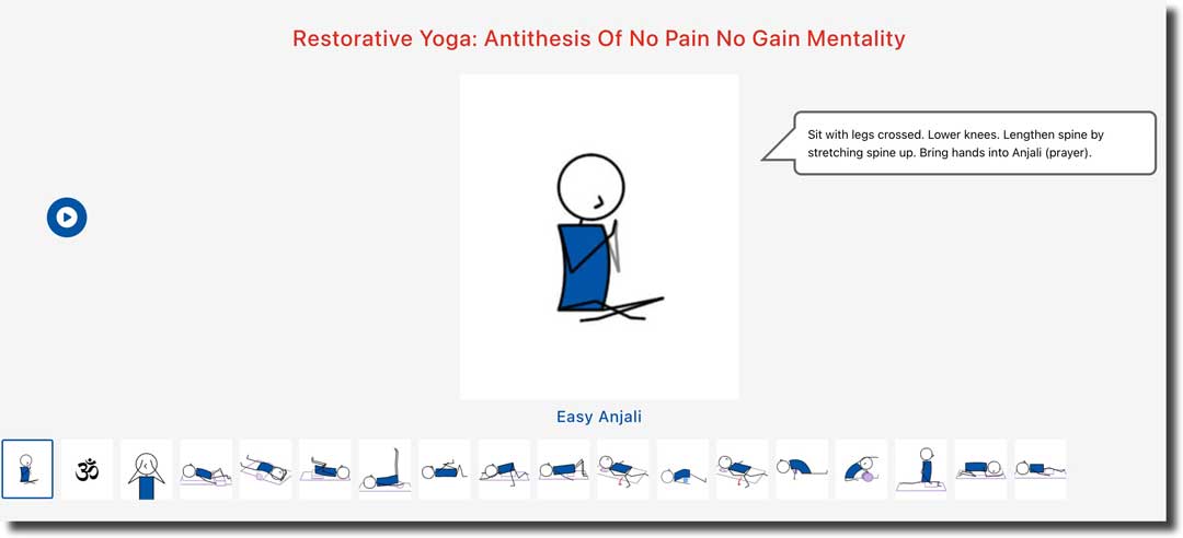 Restorative Yoga Lesson Plan Stream Version