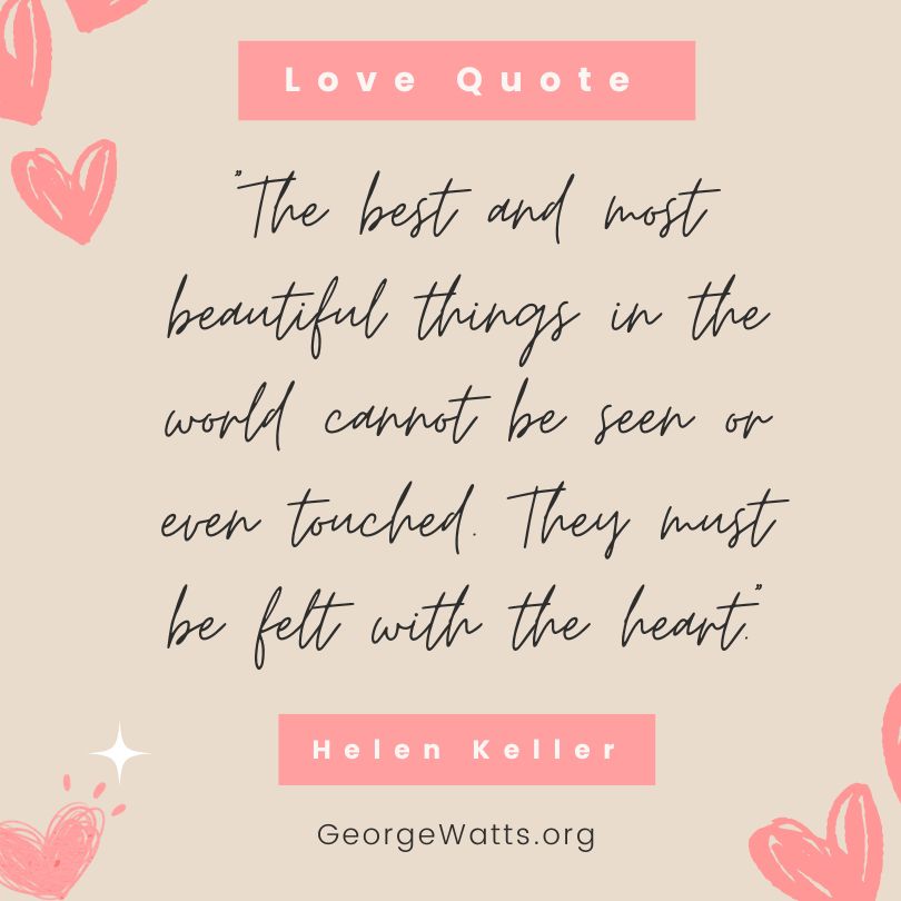 Valentine Yoga Love Quote Helen Keller Infographic