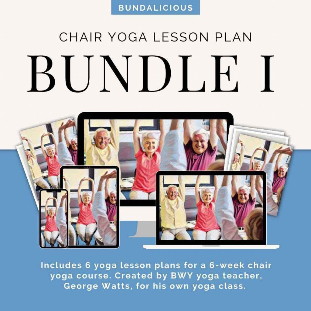 Chair Yoga Lesson Plan Bundle