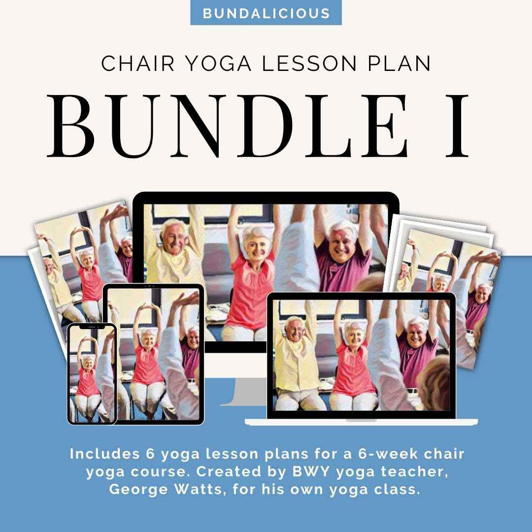 Chair Yoga Lesson Plan Bundle