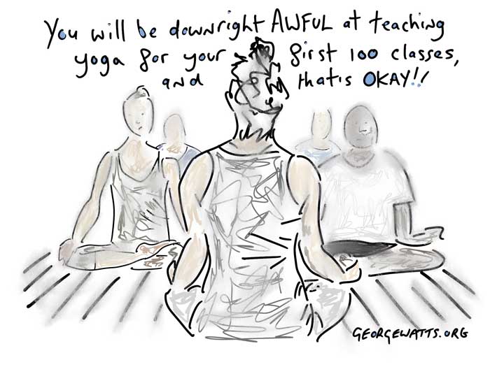 Awful At Teaching Yoga
