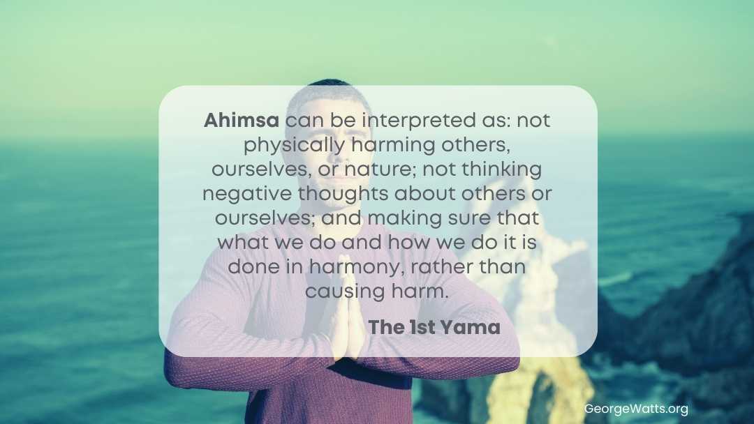 The Yamas Ahimsa Quote