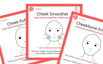 Cheeky Charm: 3 Face Yoga Cards For Enhancing Cheekbones