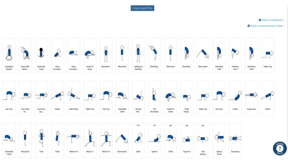 Copy Yoga Lesson Plan