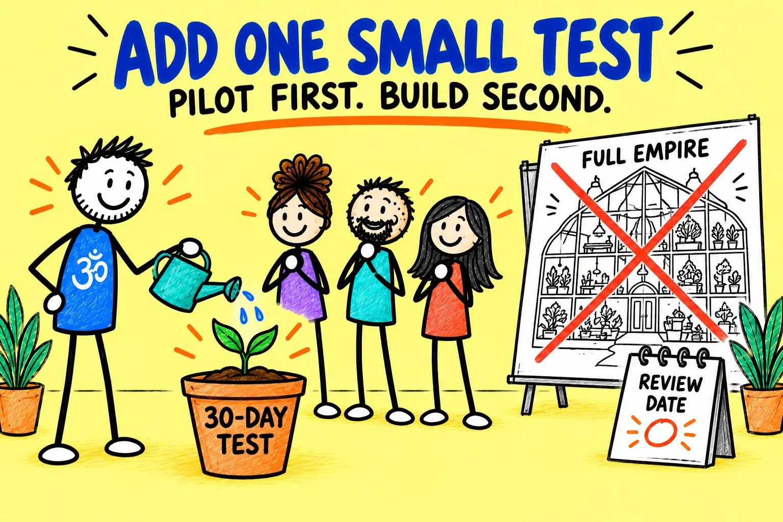 Matti waters one small 30-day income test before building a full offer