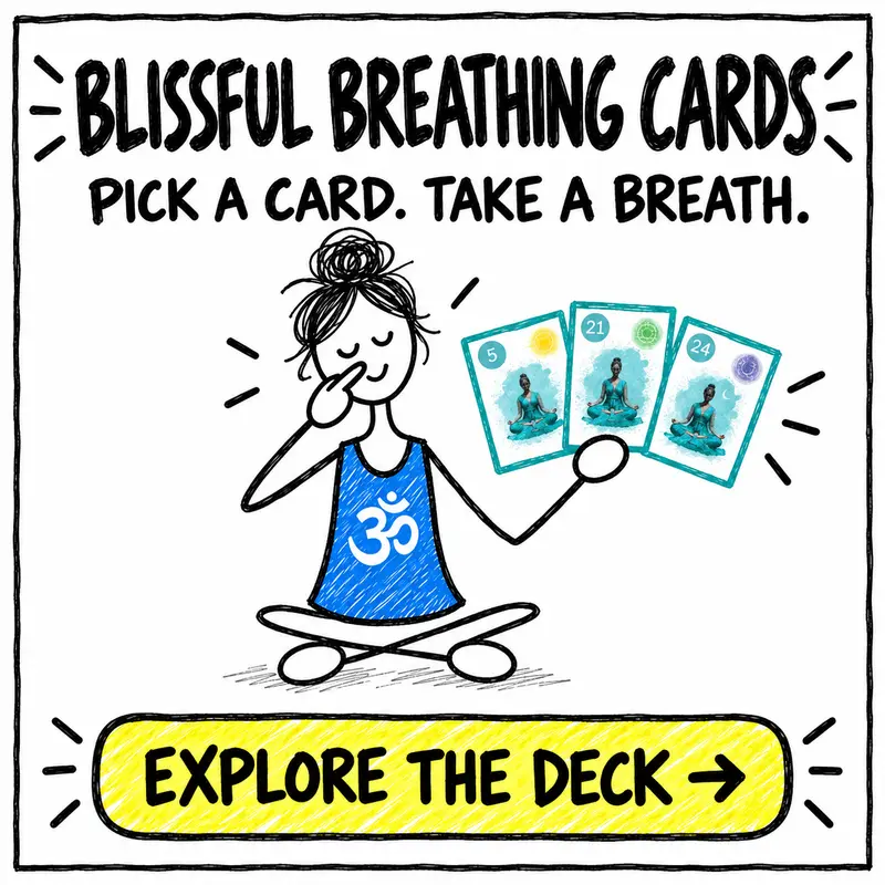 Blissful Breathing Cards: pick a card, take a breath, and explore the deck.